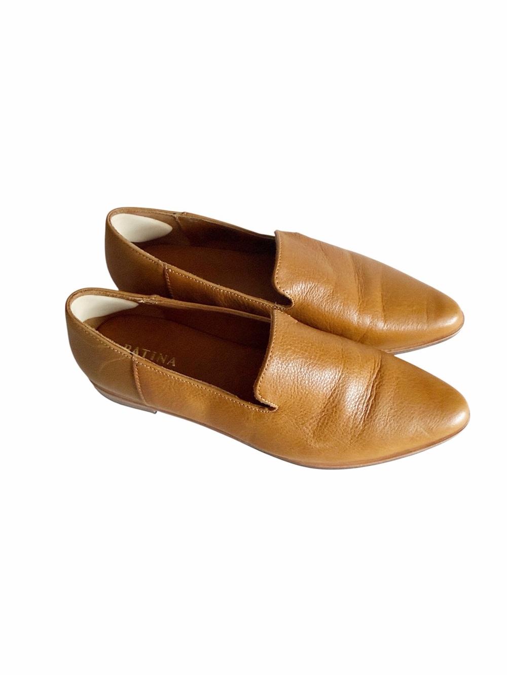 Portland Leather Patina Womens AP Pointed Toe Dune Loafer Flats Shoes size 8